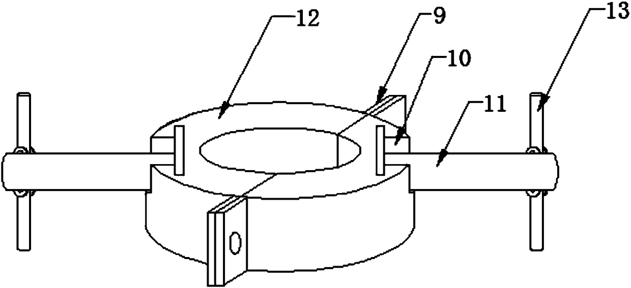 Conveniently mounted and detached creel for warp knitting machine