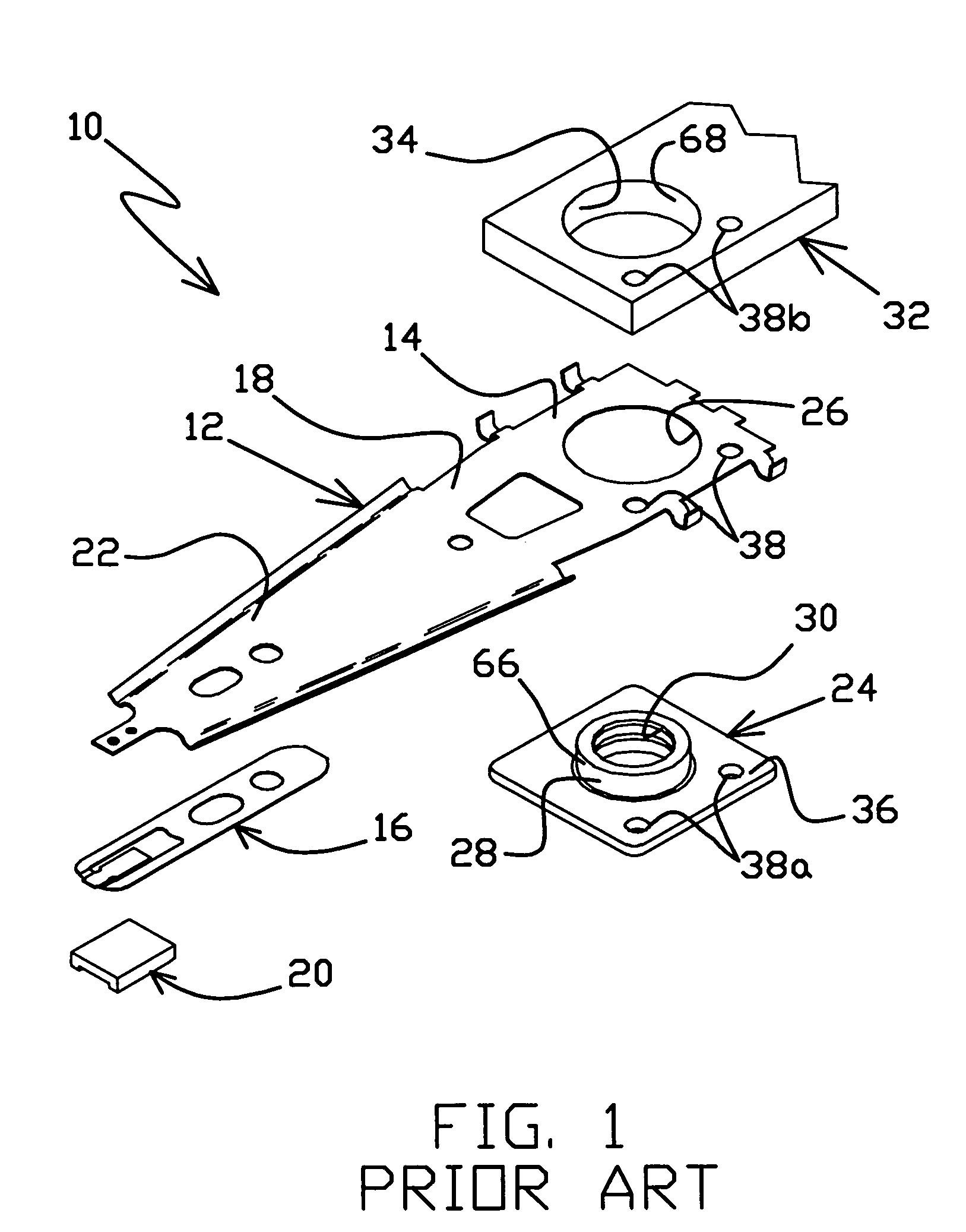 Method of forming a head suspension with an integral boss tower