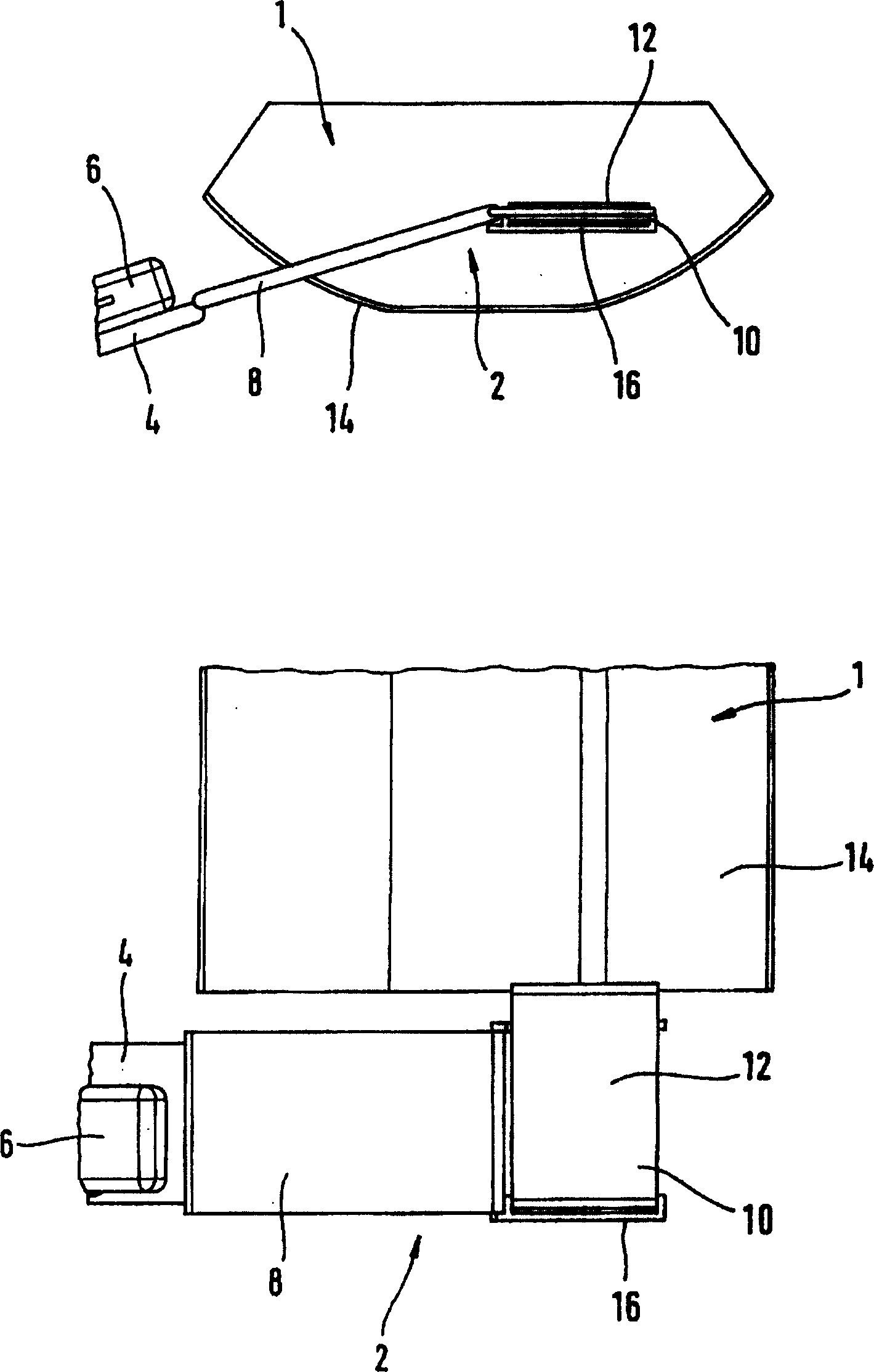 System for loading and unloading unit loads into a cargo hold, in particular of an aircraft, and intermediate transport device or corresponding transport unit