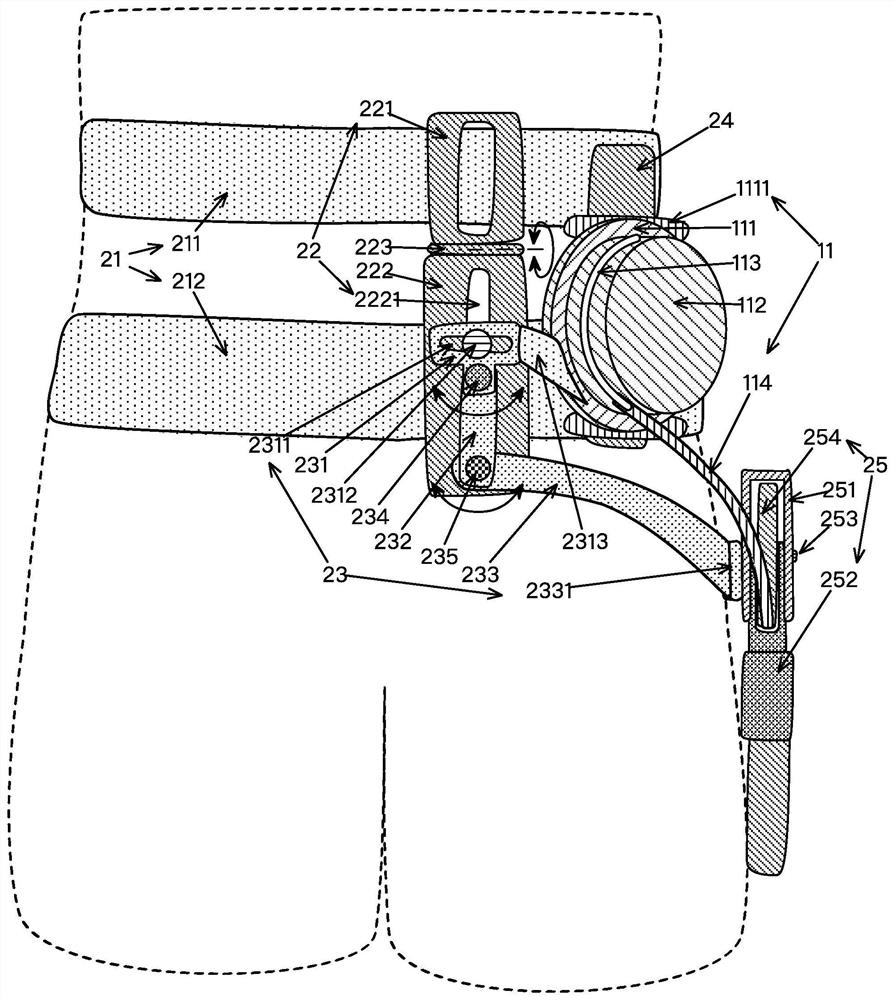 Flexible waist and hip mechanism and portable power assisting equipment thereof