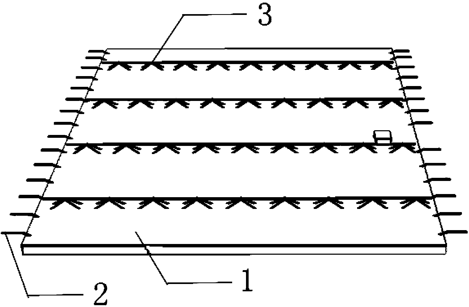 Jointing structure of composite floor