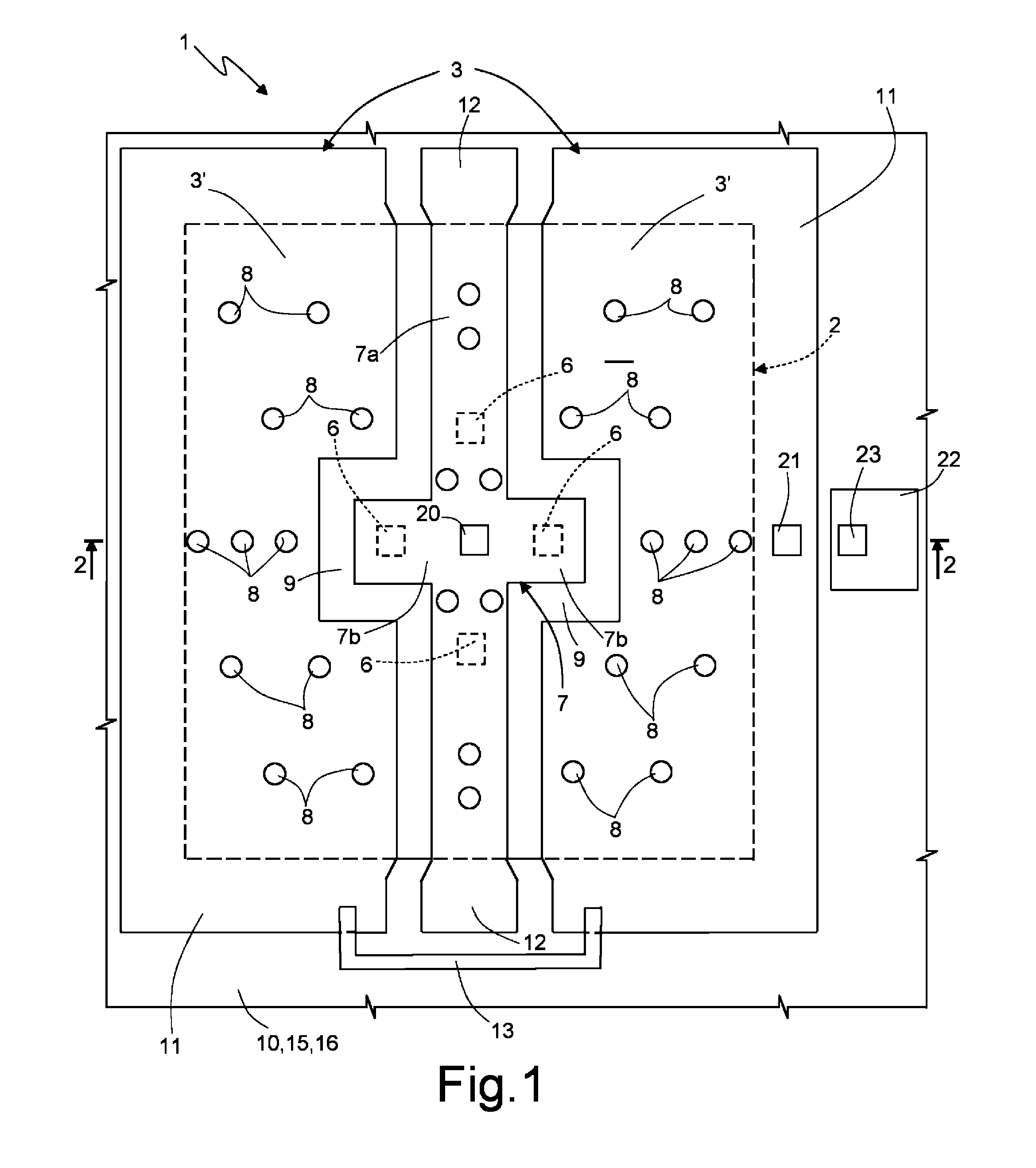 Integrated acoustic transducer in MEMS technology, and manufacturing process thereof