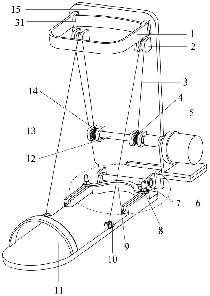 Robot for assisting foot drop patient in rehabilitation training based on electromyographic signals