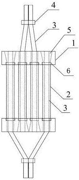 Energy dissipation device made of metal tube