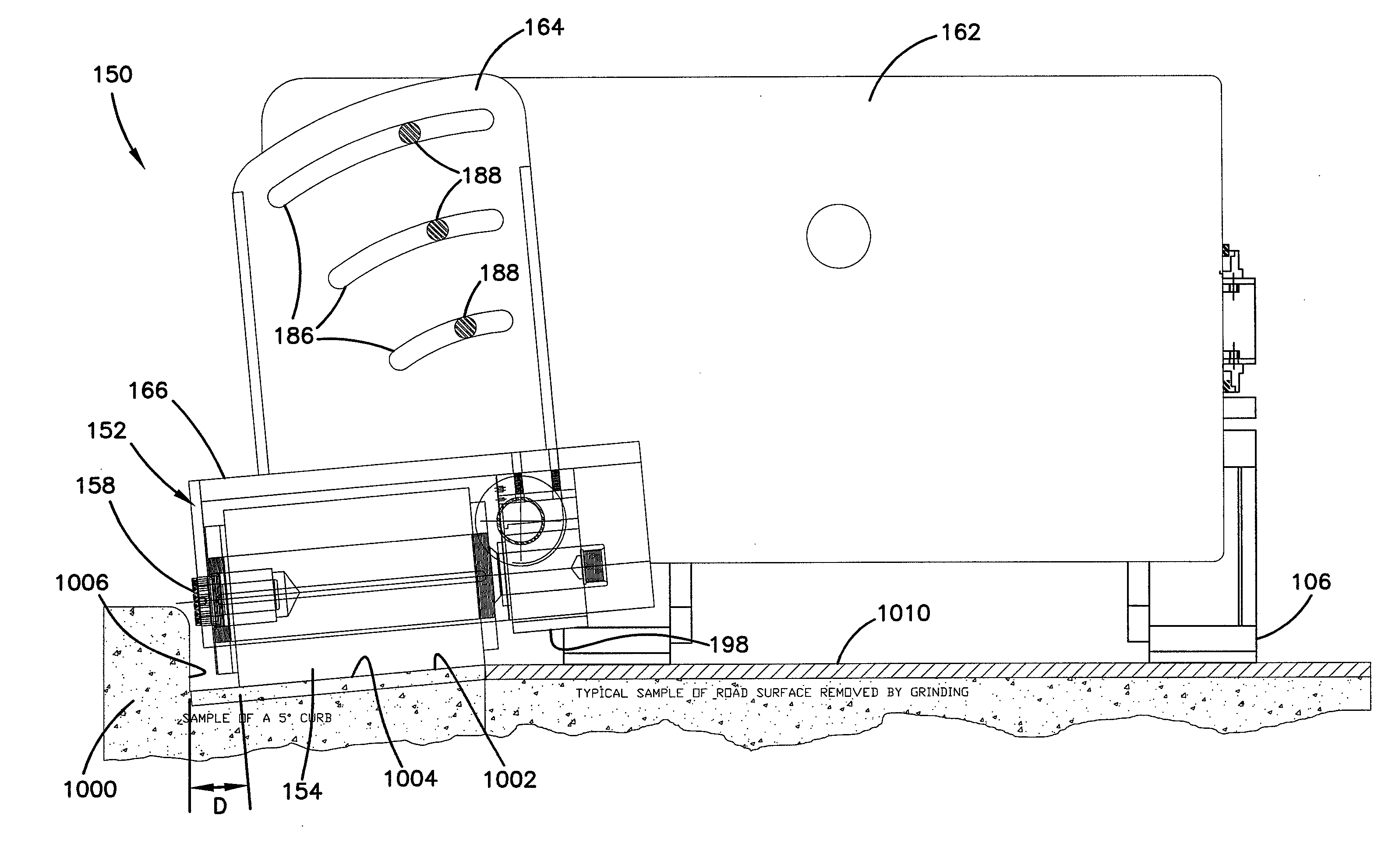 Close proximity grinder