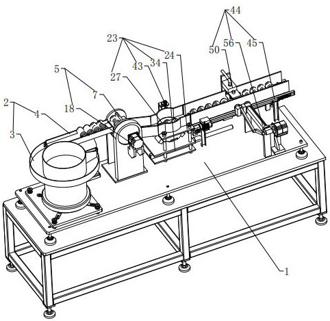 A fully automatic color marking device for valve spring installation direction