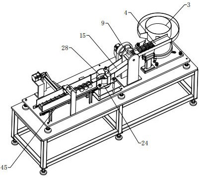 A fully automatic color marking device for valve spring installation direction