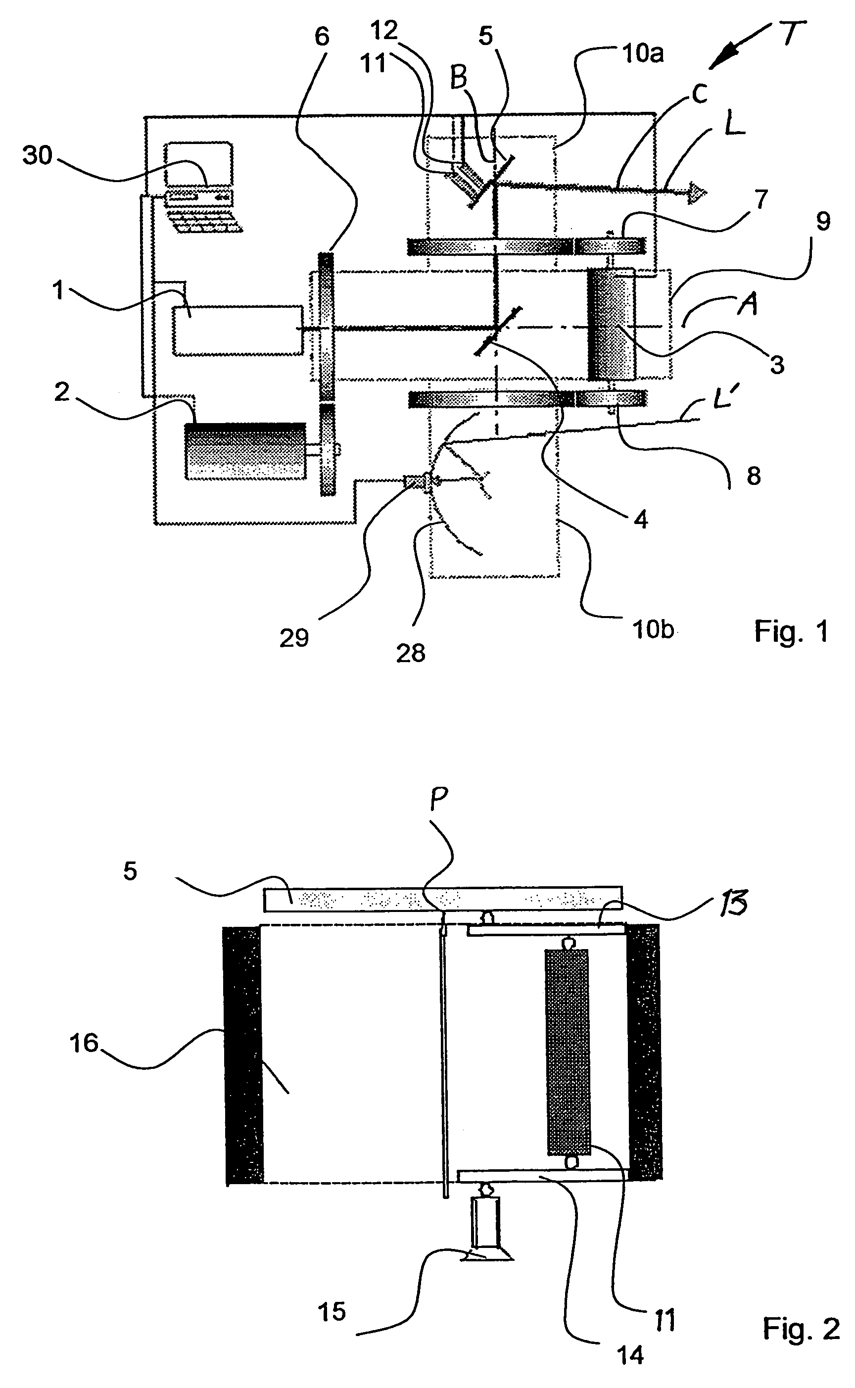 Method and apparatus for transmitting energy via a laser beam