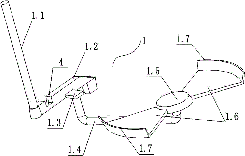 Die cavity structure of back box body casing of wind power generating unit and method