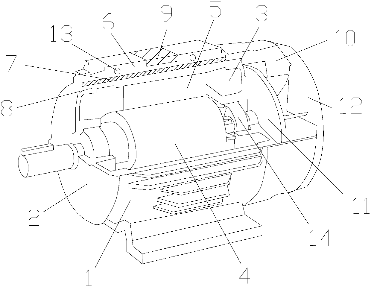 A high-quality dust-proof motor