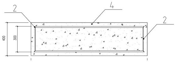 Construction method of horizontal construction joint stagnant water steel plate not penetrating stirrups at buttress column