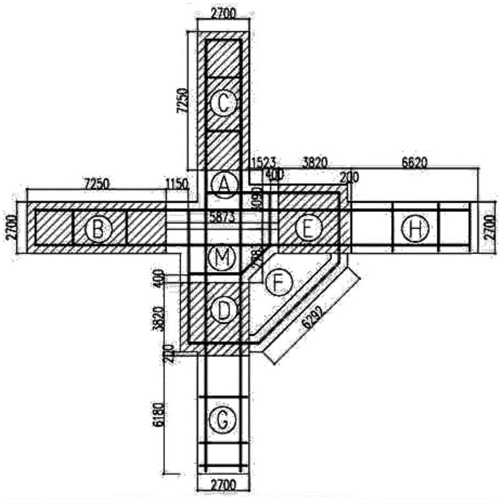 Welding method of special-shaped multi-cavity giant steel structure