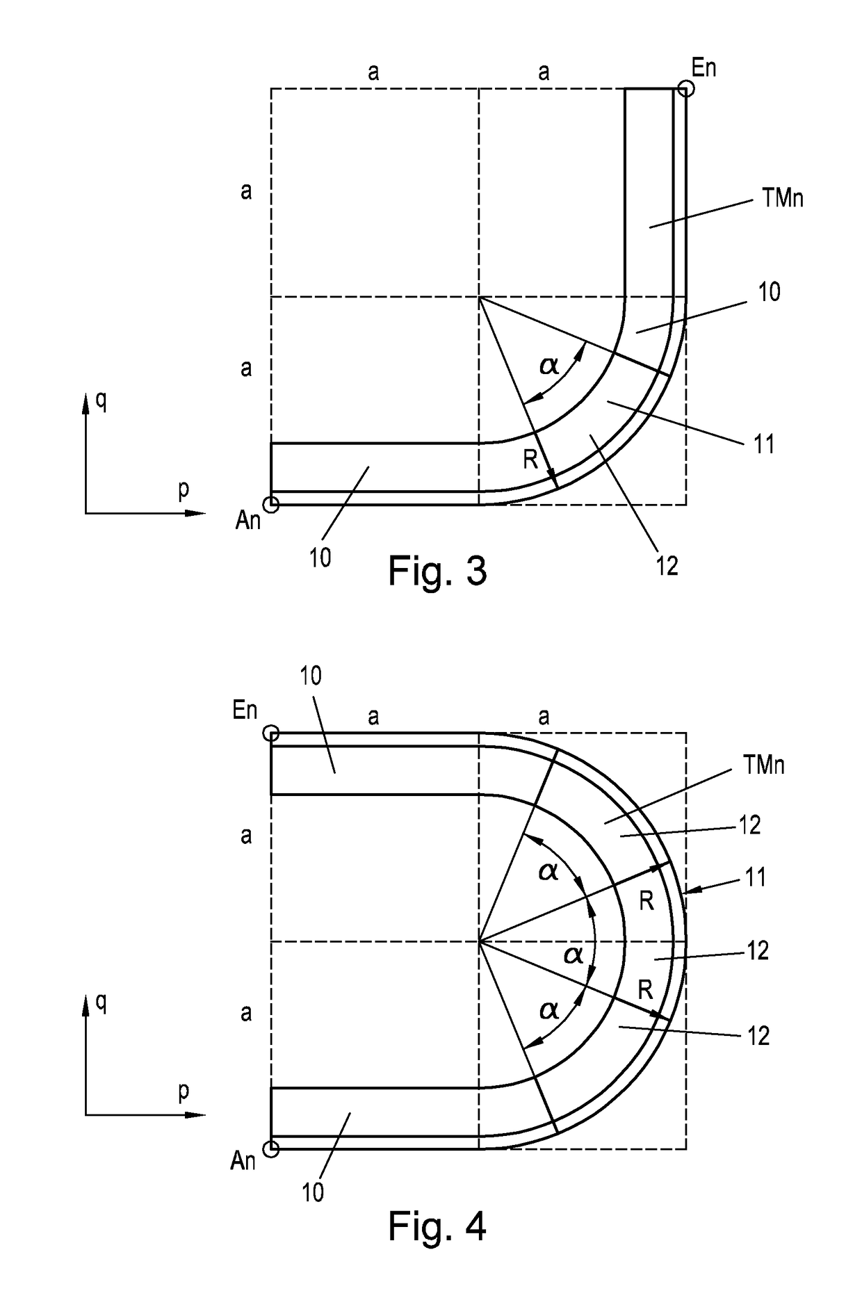 Modular system of a plurality of transport line components of a long stator linear motor