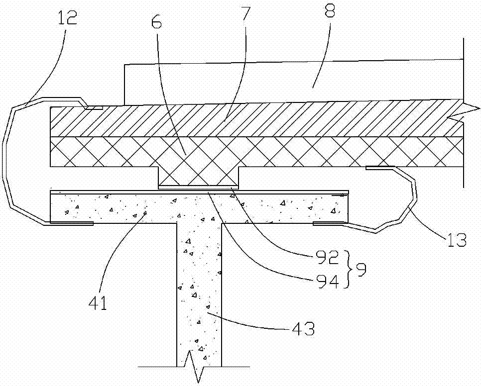 Building shock insulation ditch cover plate structure
