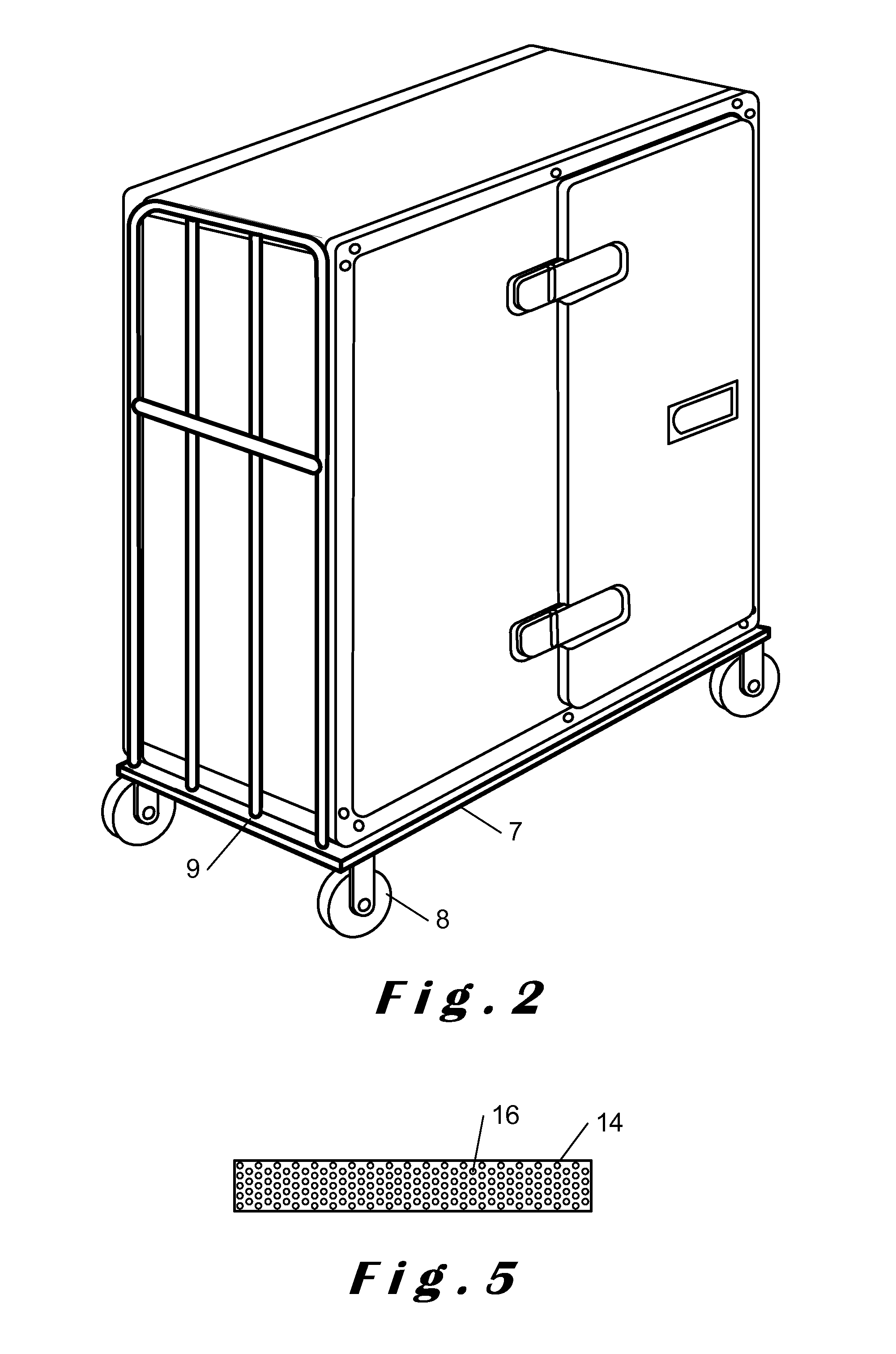 Modular passive refrigeration container