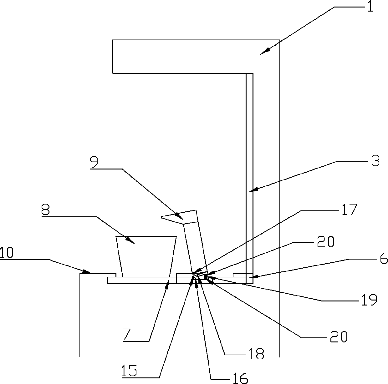 A window structure that allows the flower pot to receive light evenly