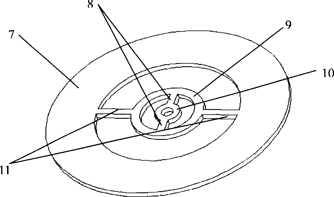 Flexible microgyrorotor and electromagnetic drive and dynamic tune