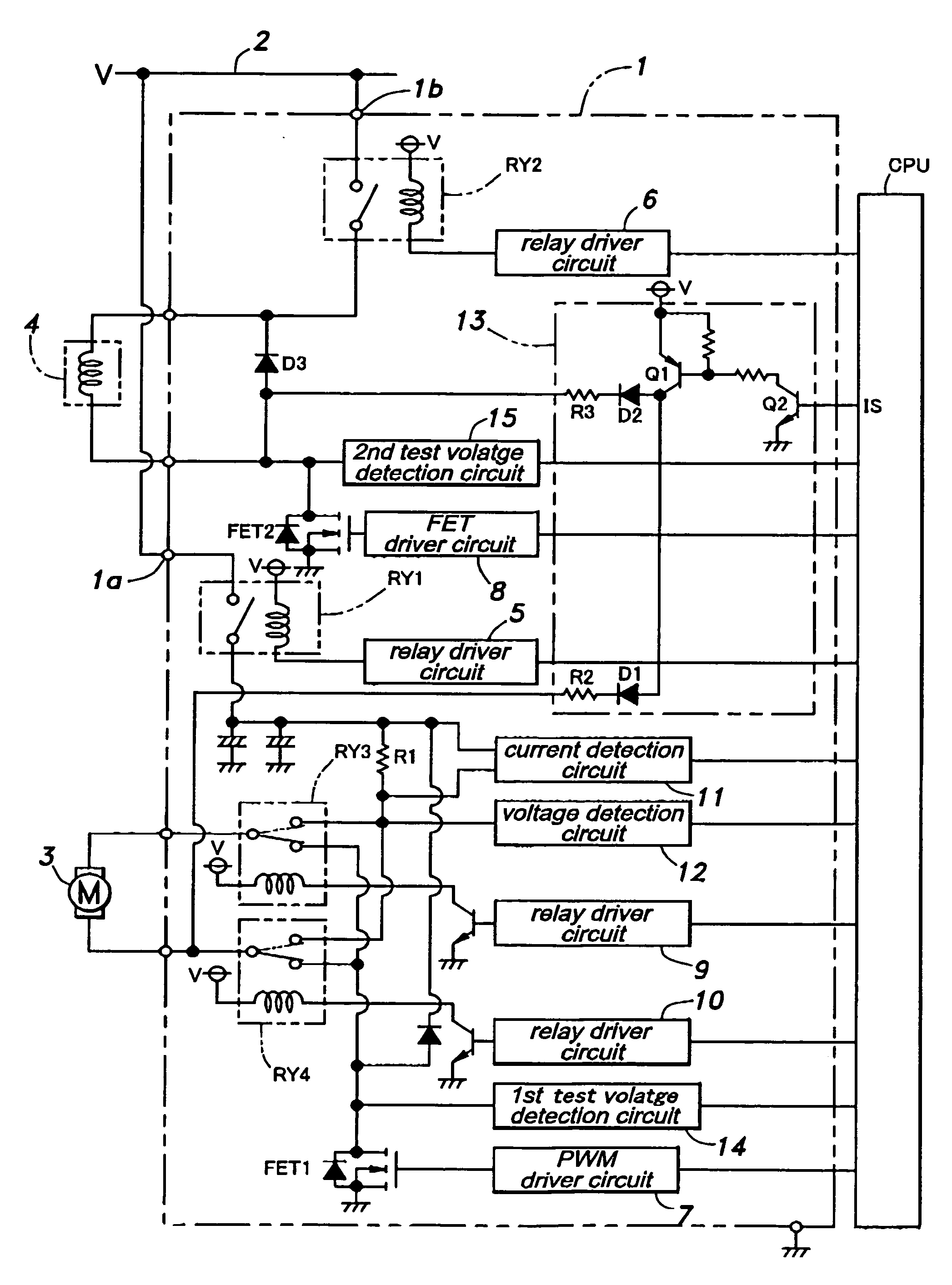 Fault detection circuit for a driver circuit