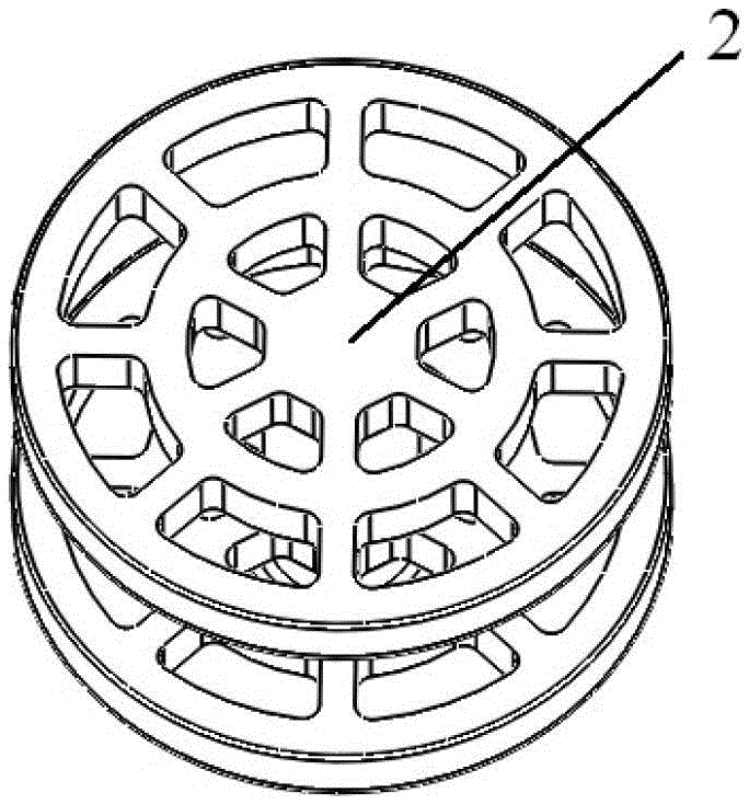 A drainer based on a rotating drainage core structure