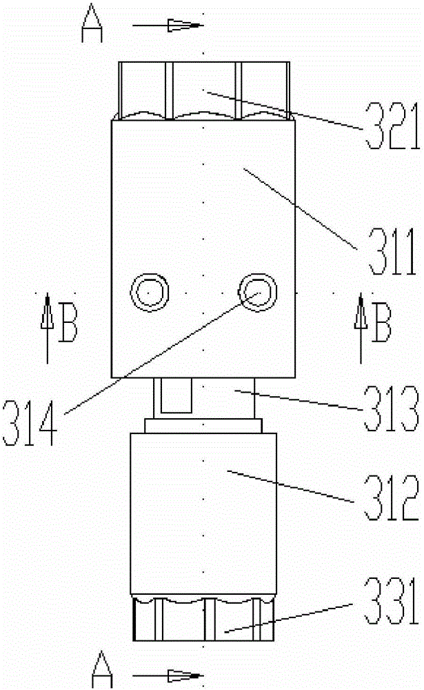 Bolt-type connecting piece and connecting pile