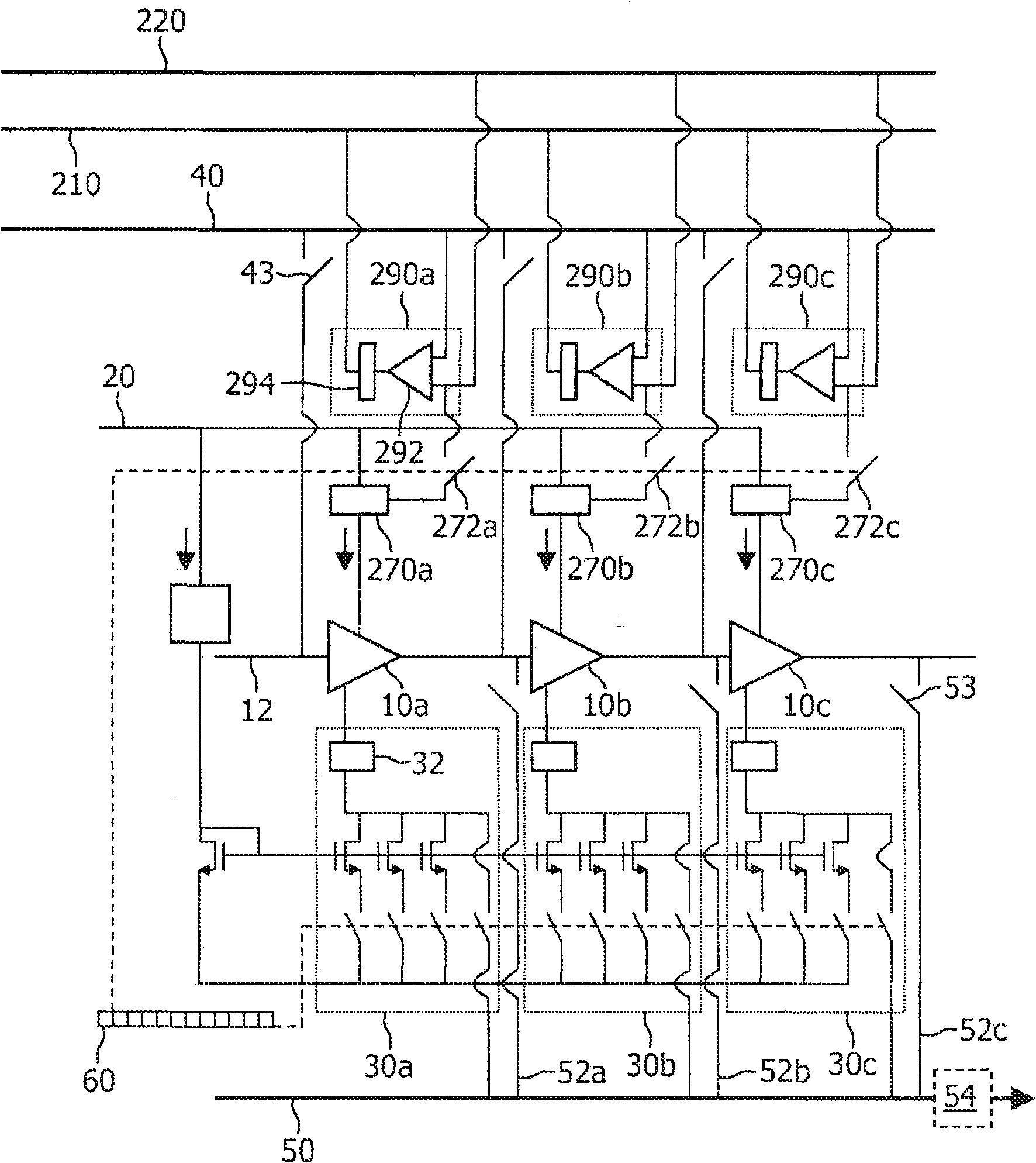 Analog IC having test arrangement and test method for such an IC
