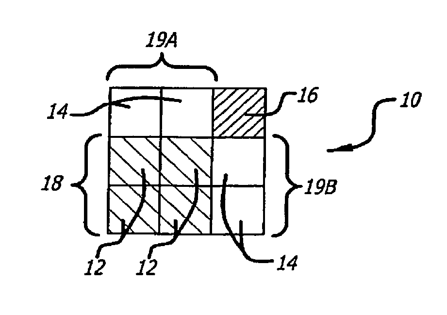 Partitioned aperture array antenna