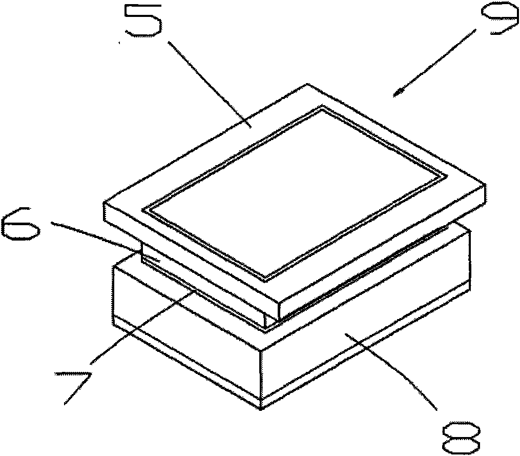 Method for preparing quartz crystal devices by laser soldering seal