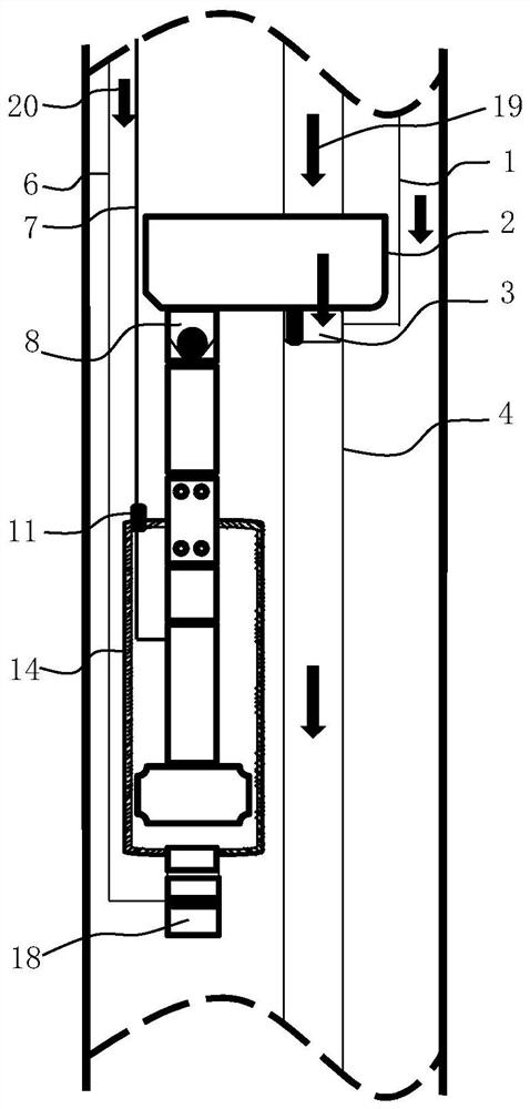 Pipe string structure and process method for integration of injection and production of heat-insulated canned electric submersible pump