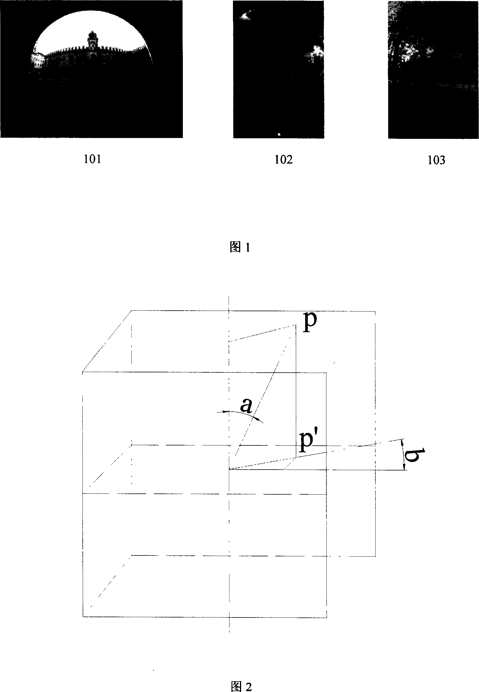 Method for generating stereoscopic panorama by fish eye image