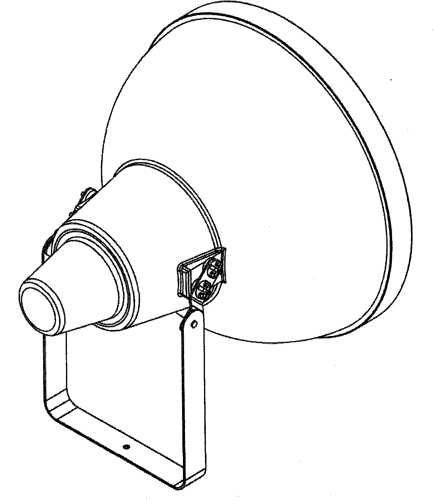 Vibration isolation structure of lamp
