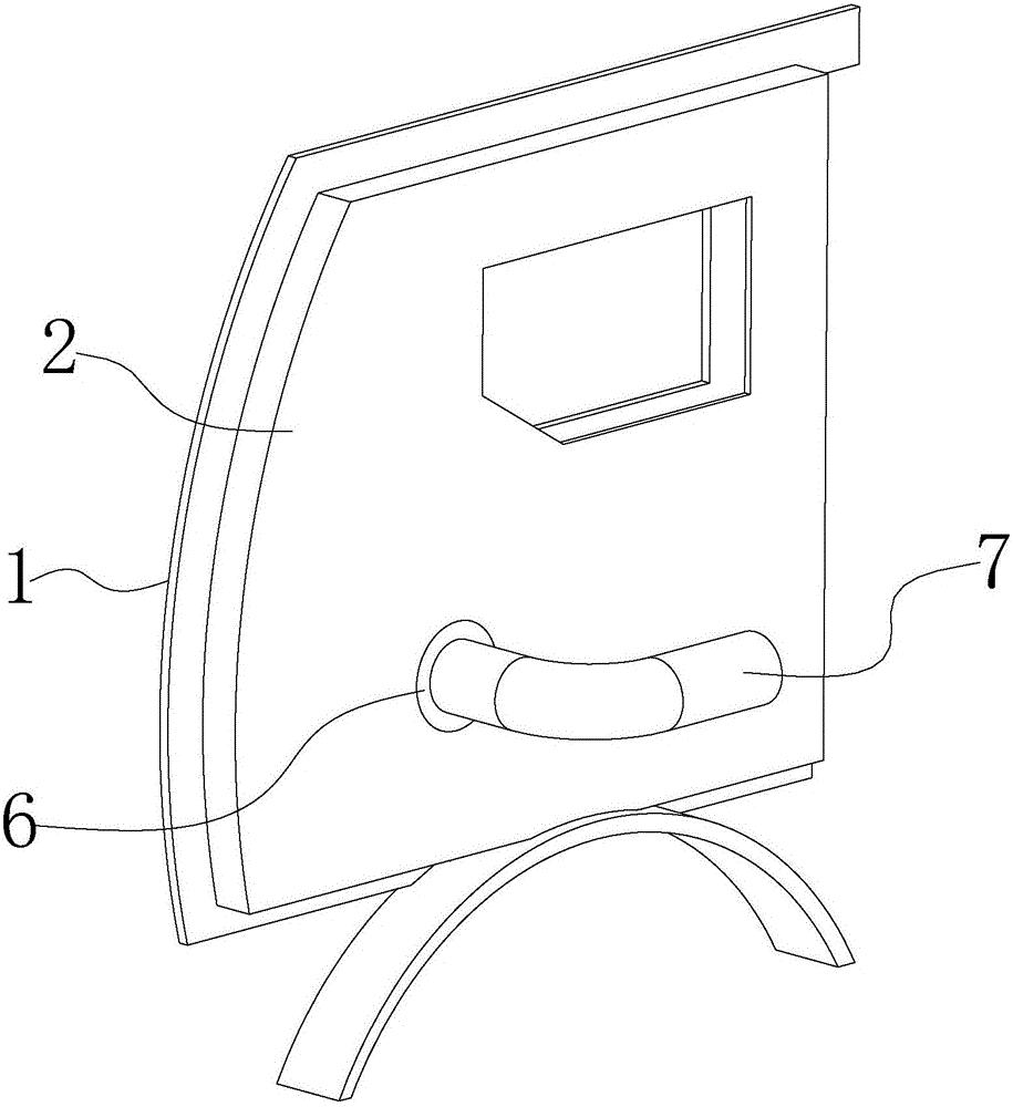 Automobile rear side panel assembly structure