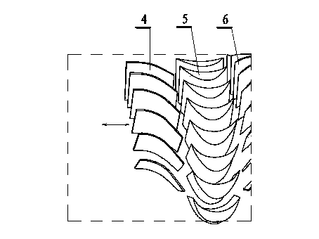 Double-direction guide vane impact turbine wave-force power generation system and method