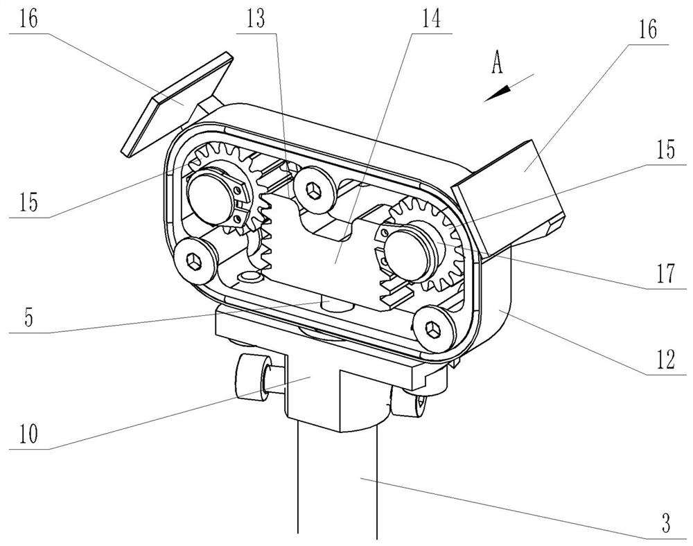 Full-automatic filling and lifting mechanism