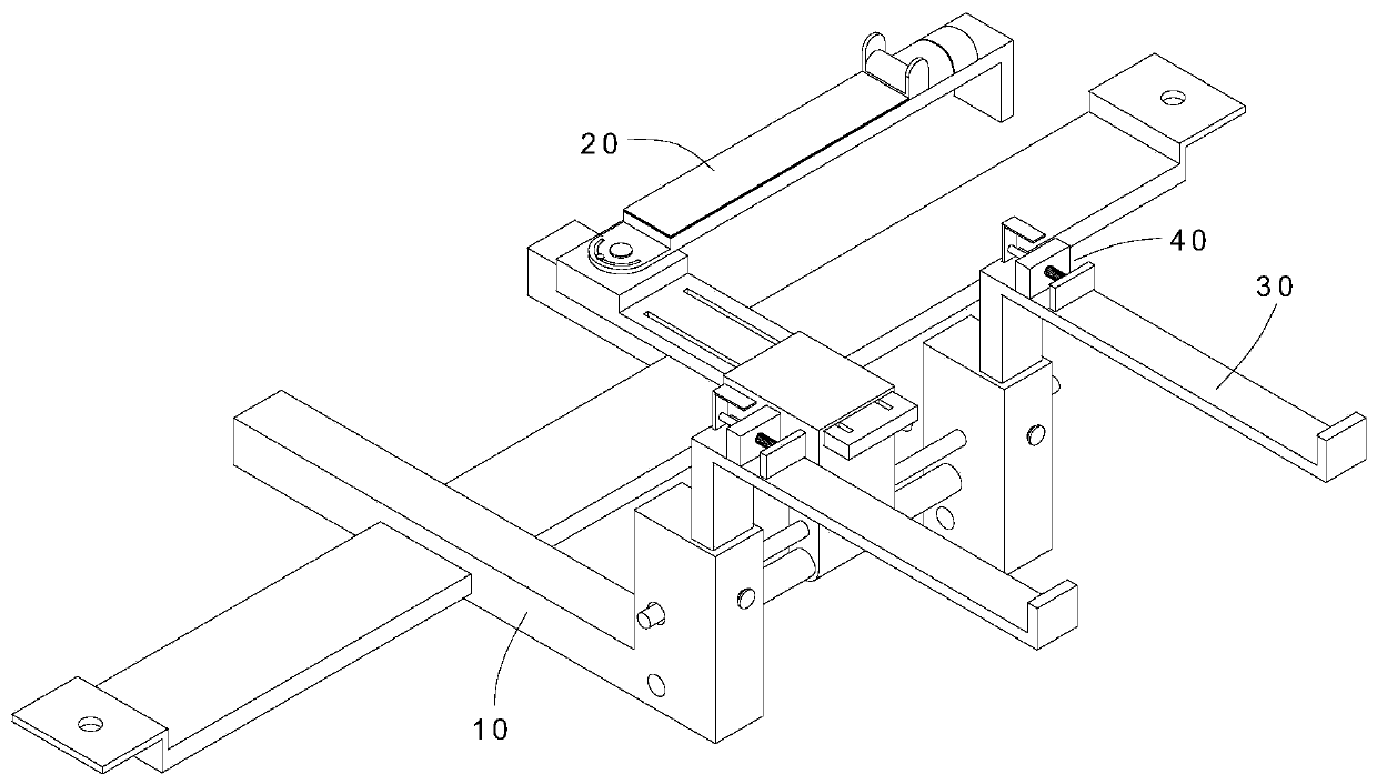 Limb puncture fixing device for DSA operation