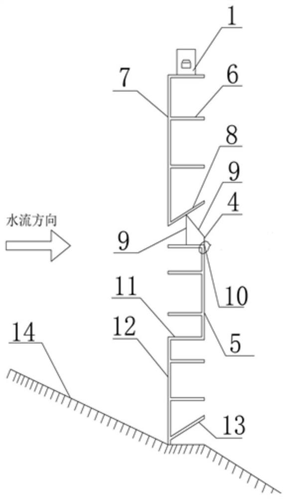 A Plane Double Section Emergency Gate Favorable for Dynamic Water Closing