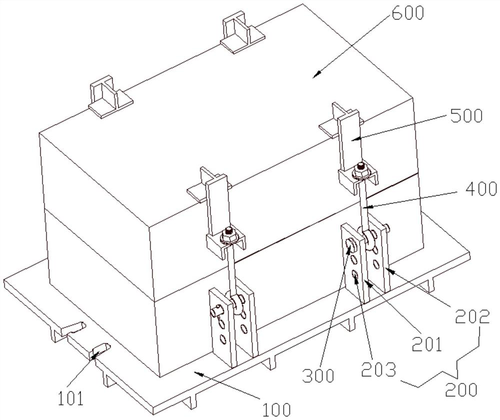 A core clamping device