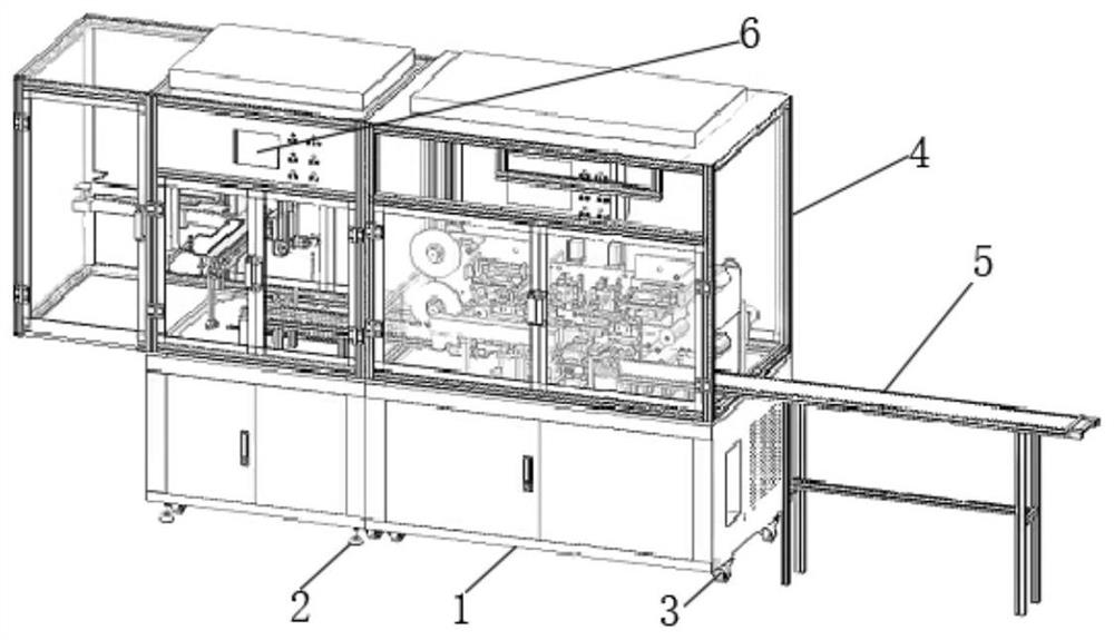 Full-automatic polarizer mounting machine