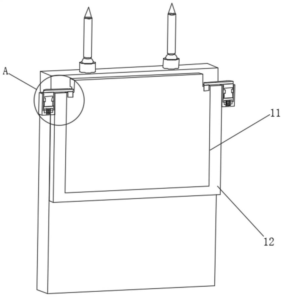 Closed-loop warning information transmission device for information processing