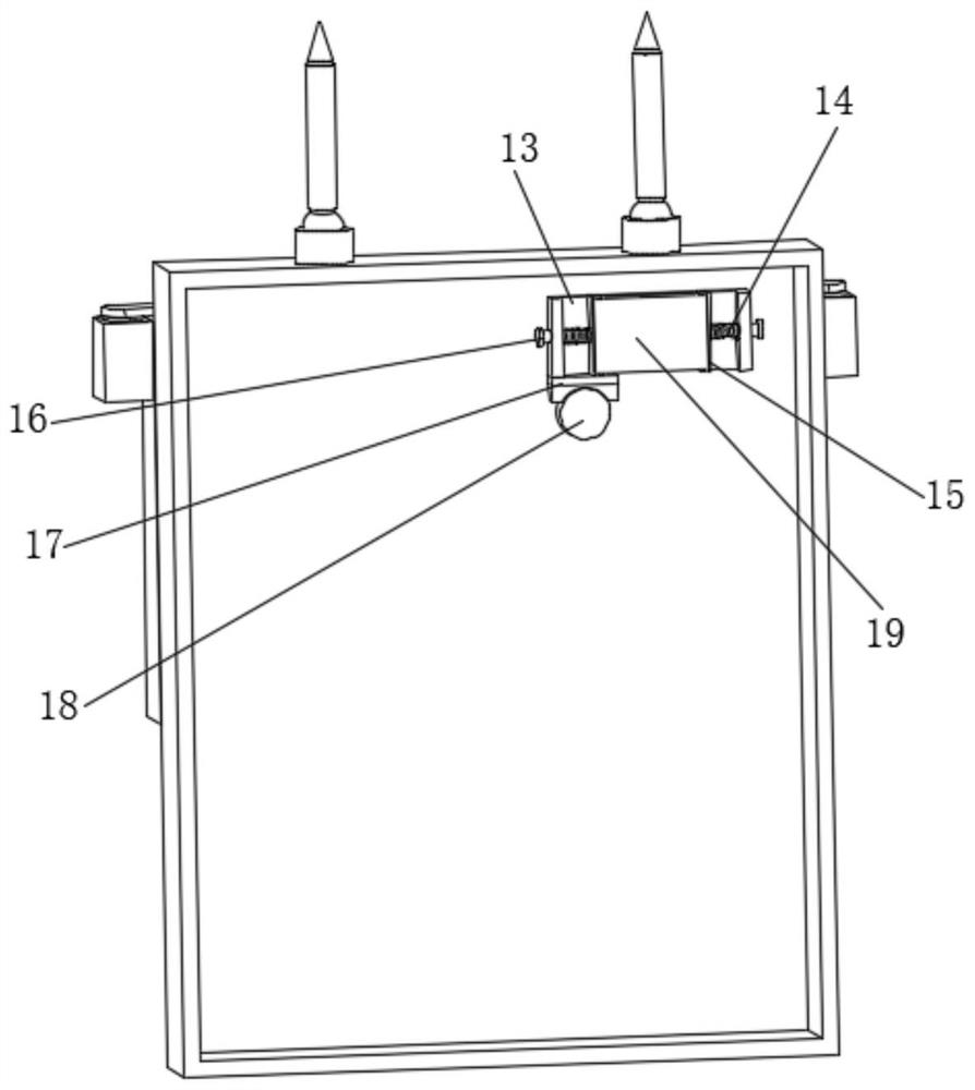 Closed-loop warning information transmission device for information processing