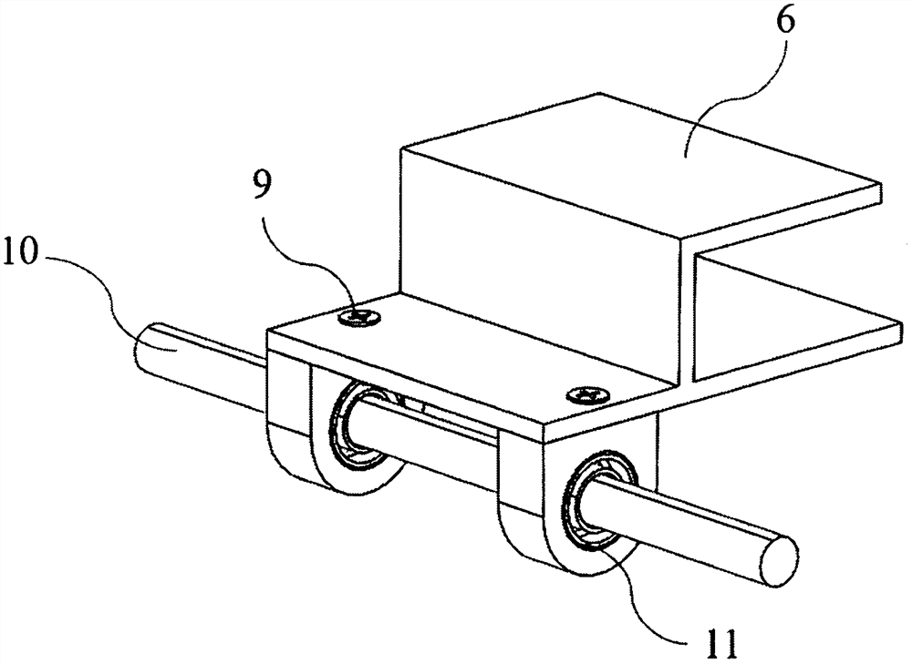 Device and method for testing bending performance of three-dimensional fabric