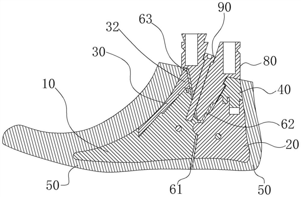 Detachable shoe tree and preparation method thereof