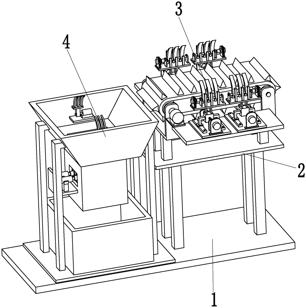 A kind of rice straw automatic processing equipment