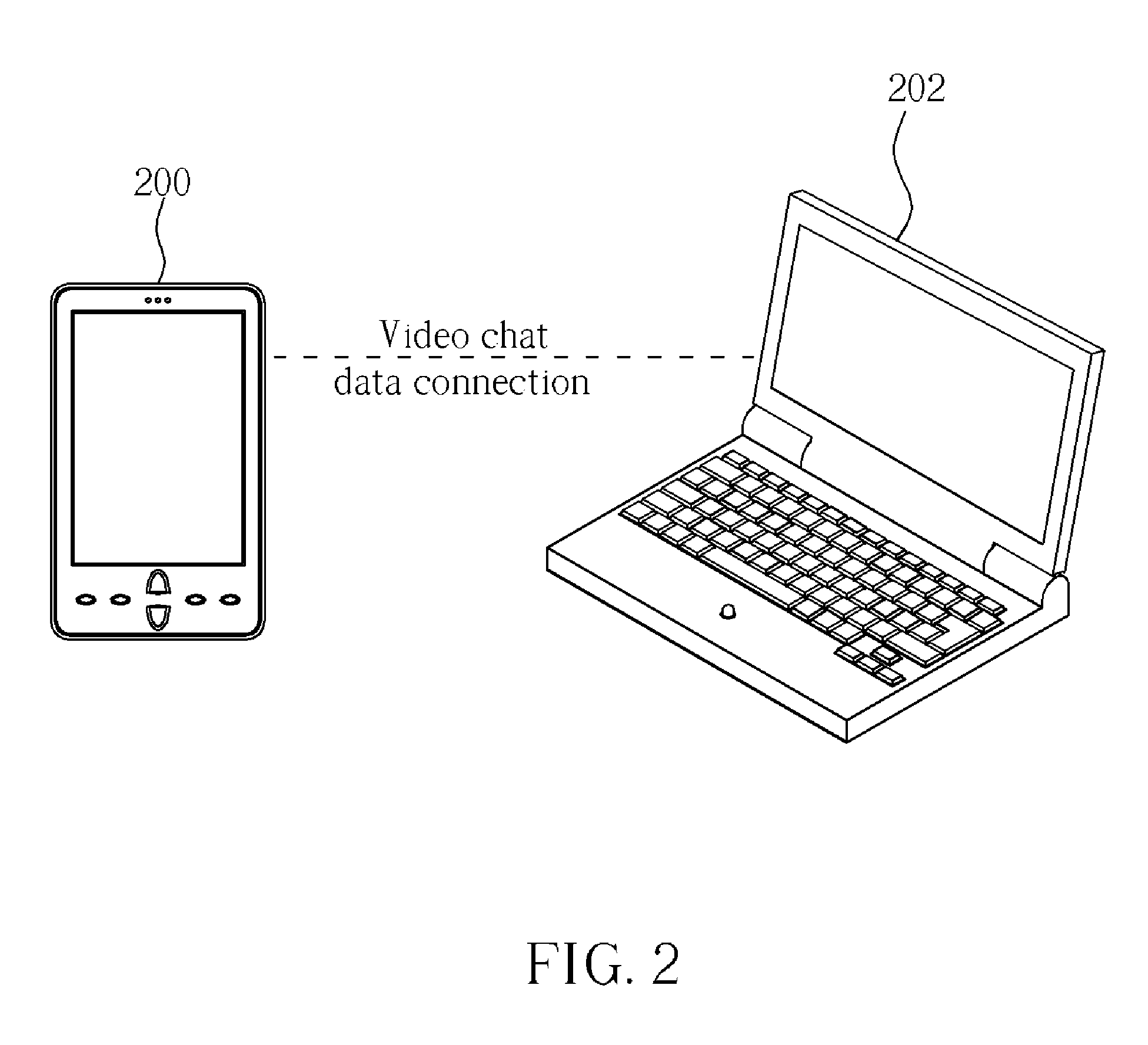 Method of displaying interactive effects in web camera communication