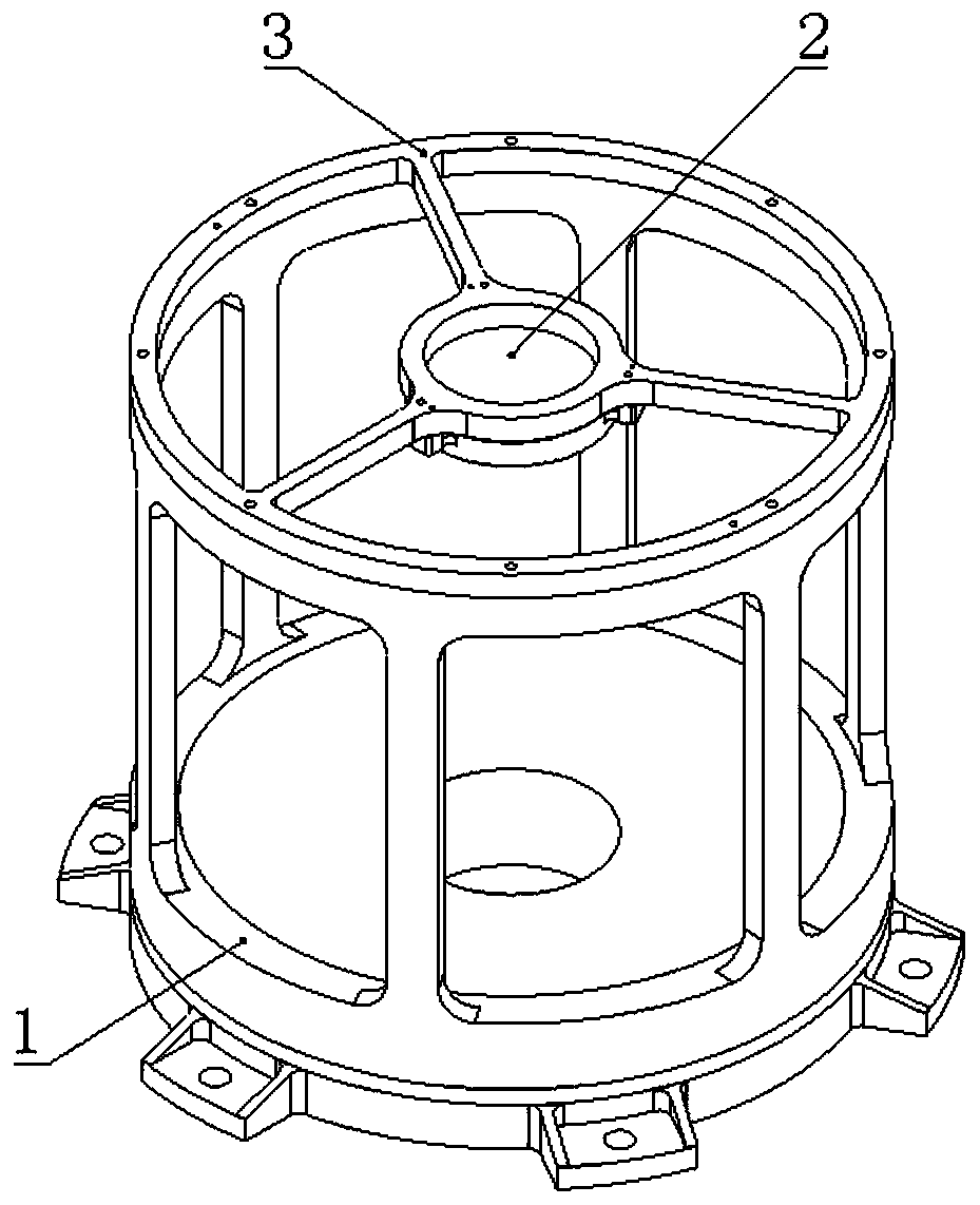 Integrated mirror surface processing assembly-free optical telescope and processing method thereof