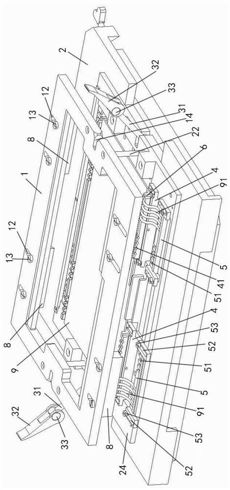 Jumper wire adaptive positioning device capable of realizing rapid disassembly and assembly