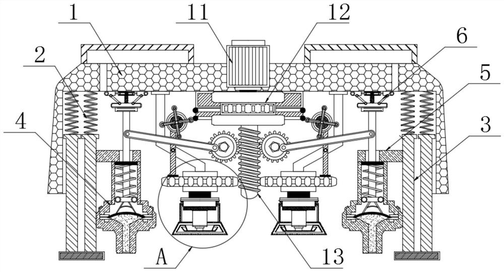 Energy-saving and environment-friendly scraping and grinding device for copper-clad board surface of integrated circuit board