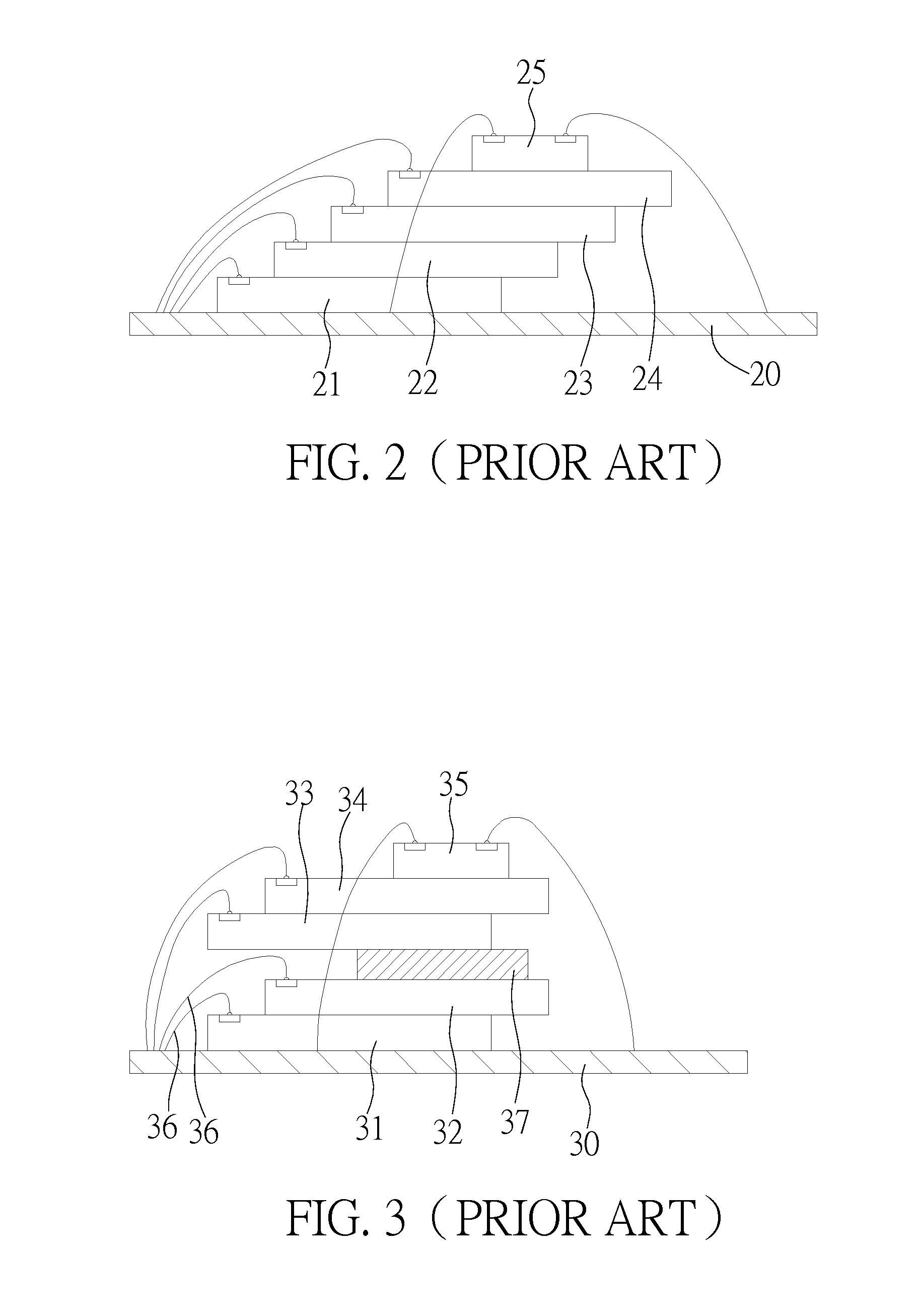 Multi-chip stack structure and method for fabricating the same