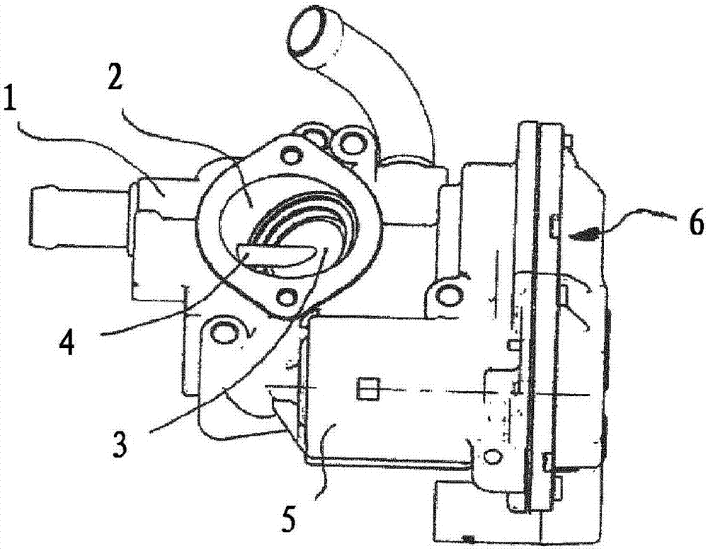 Valve device for a motor vehicle