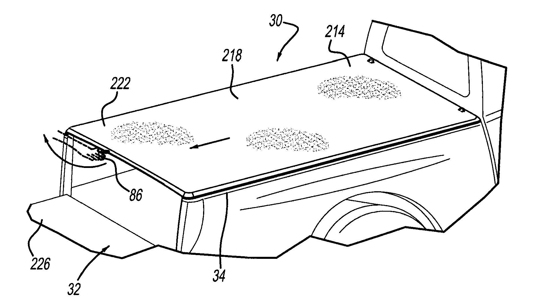 Tonneau cover apparatus for a pickup truck bed