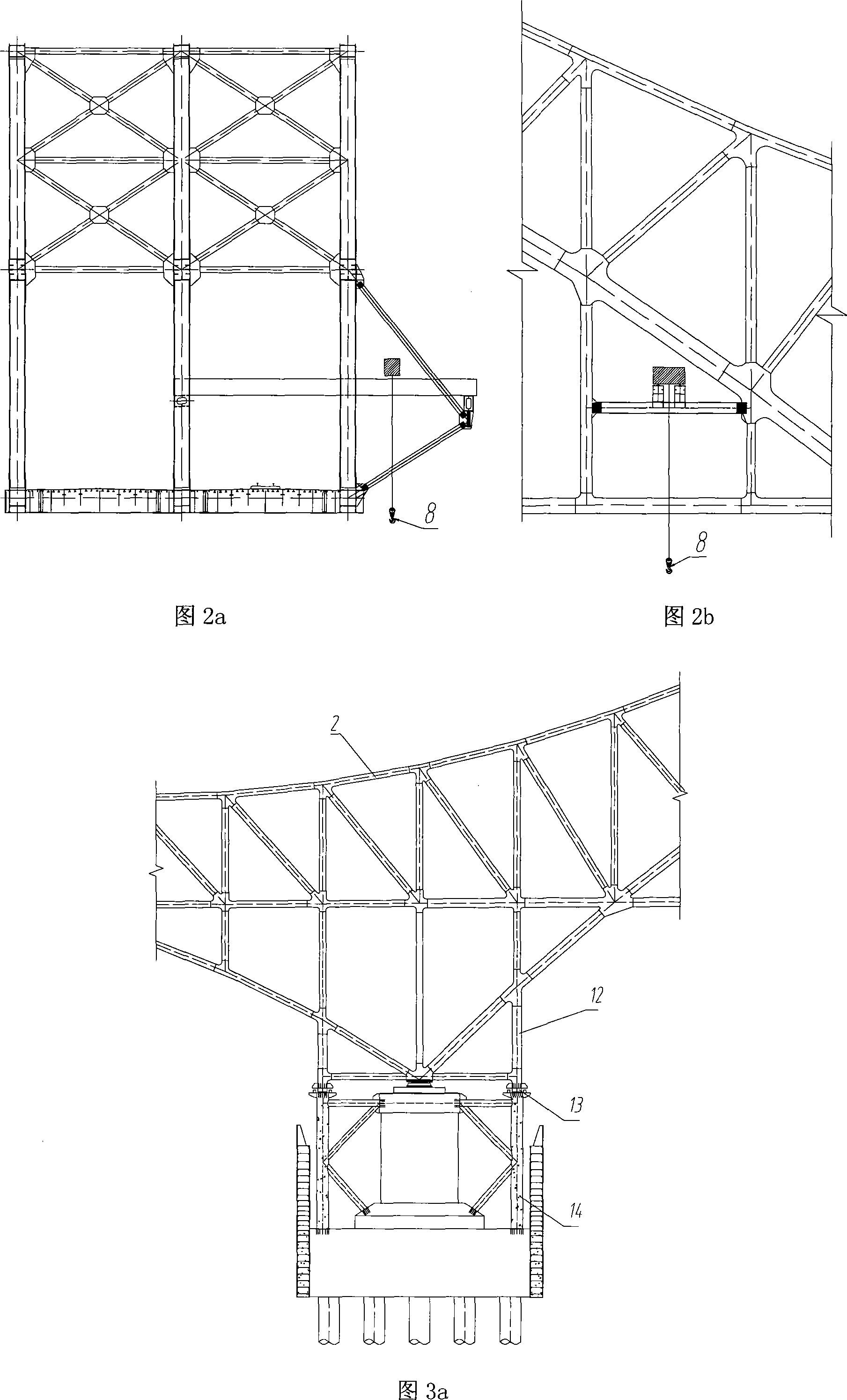 Erection method of large-span continuous steel truss arch